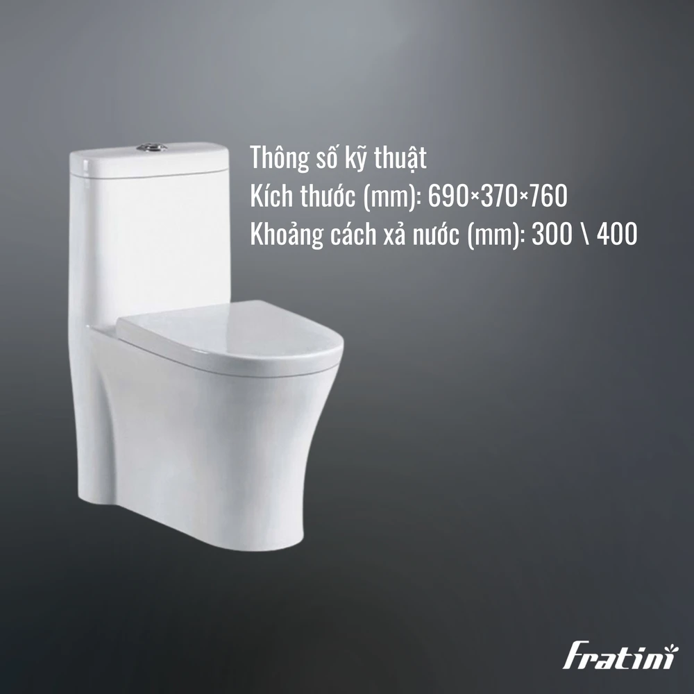 Bồn cầu liền khối Fratini Sorrento 39010112