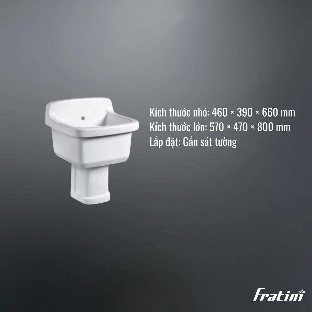 Chậu giặt – rửa đồ Fratini Torino 39020715