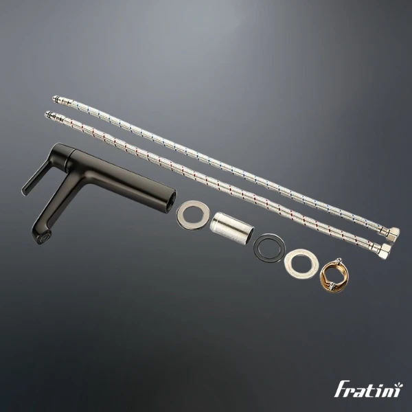 Vòi chậu rửa mặt Fratini Bitexco Black model 39040130BK