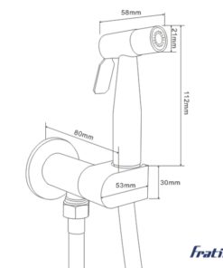 vòi Xịt Fratini 39041531 Anti-Twist