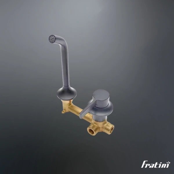 vòi âm tường Fratini Milan Grey model 39041616GY