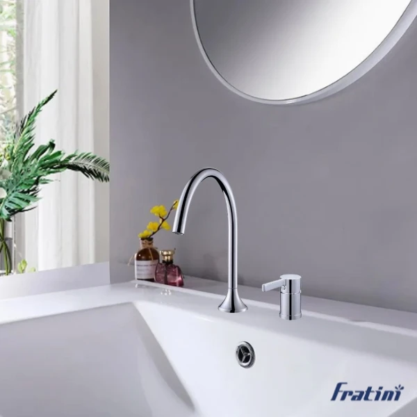 vòi rửa mặt lắp bàn đá nóng lạnh Fratini 39041720