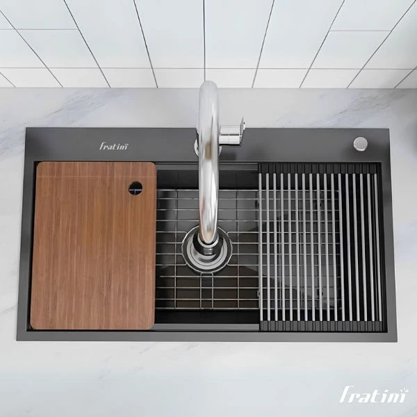 Chậu rửa bát 1 hố Fratini 390902077545GY