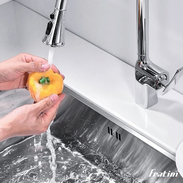 vòi bếp dây rút Fratini Mixer model 39090603