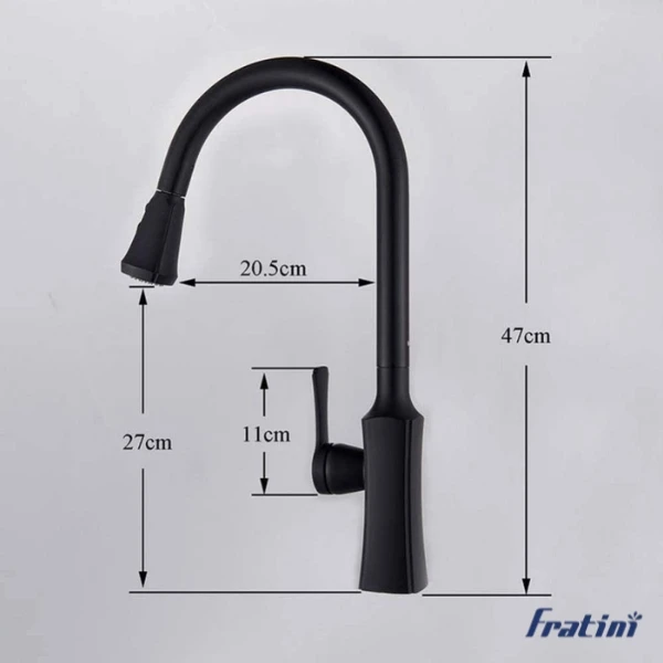 Vòi chậu rửa bát Fratini 39090902BL