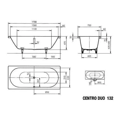 bon-tam-kaldewei-centro-duo-132-ban-ve-ky-thuat