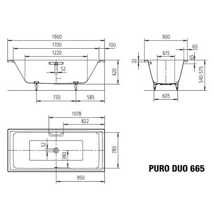 bon-tam-kaldewei-puro-duo-665-ban-ve-ky-thuat